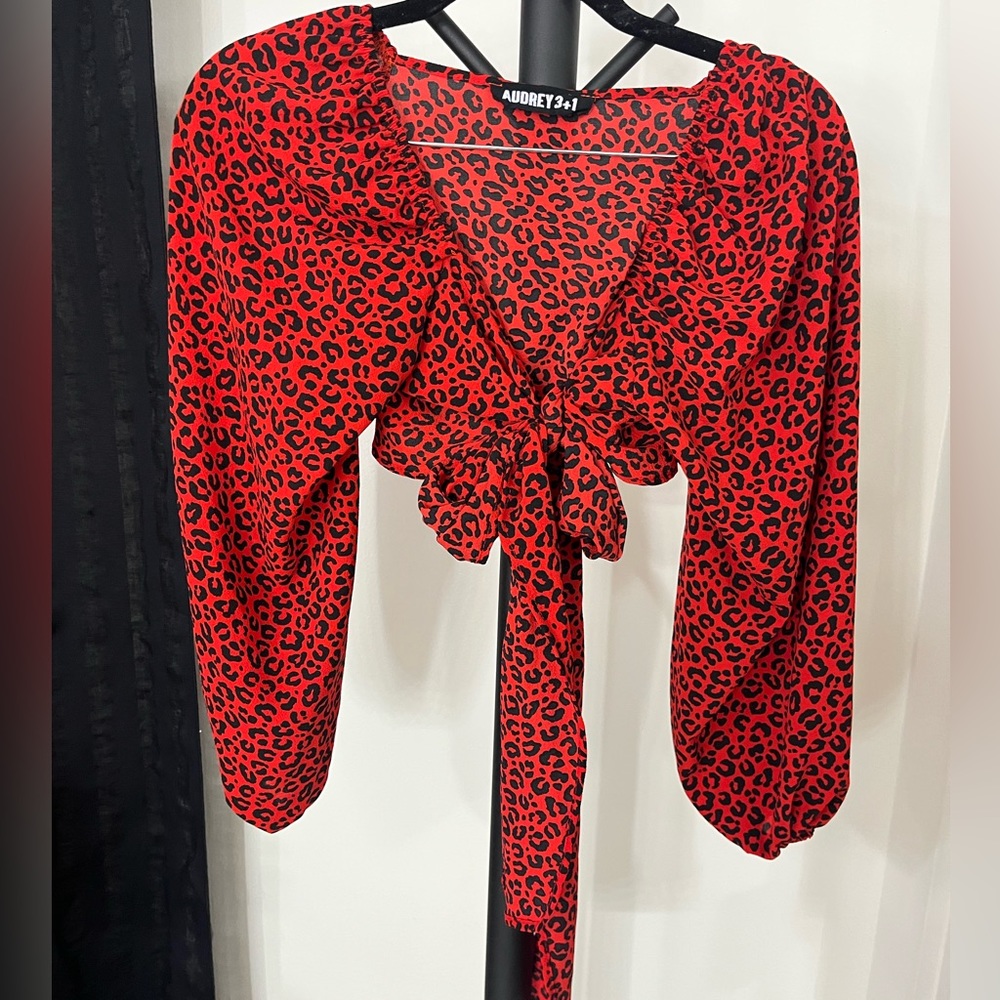 Hot Miami Style long sleeve leopard print
